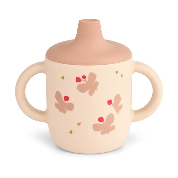 Taza con boquilla Neil 15 cl - Butterfly-apple blossom - Liewood