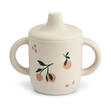 Taza con boquilla Neil 15 cl - Peach-Sea shell mix - Liewood