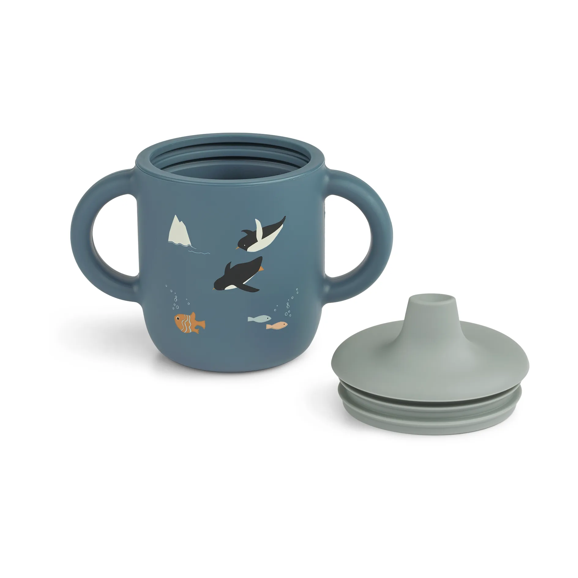 Taza con boquilla Neil 15 cl, Vista del mar Ártico-Ocean view Liewood