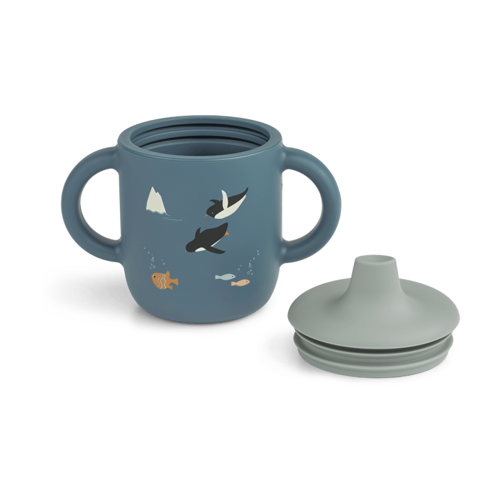 Taza con boquilla Neil 15 cl, Vista del mar Ártico-Ocean view Liewood