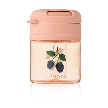 Taza con pajita Pavia - Berry-Pale Toscana, 28 cl - Liewood