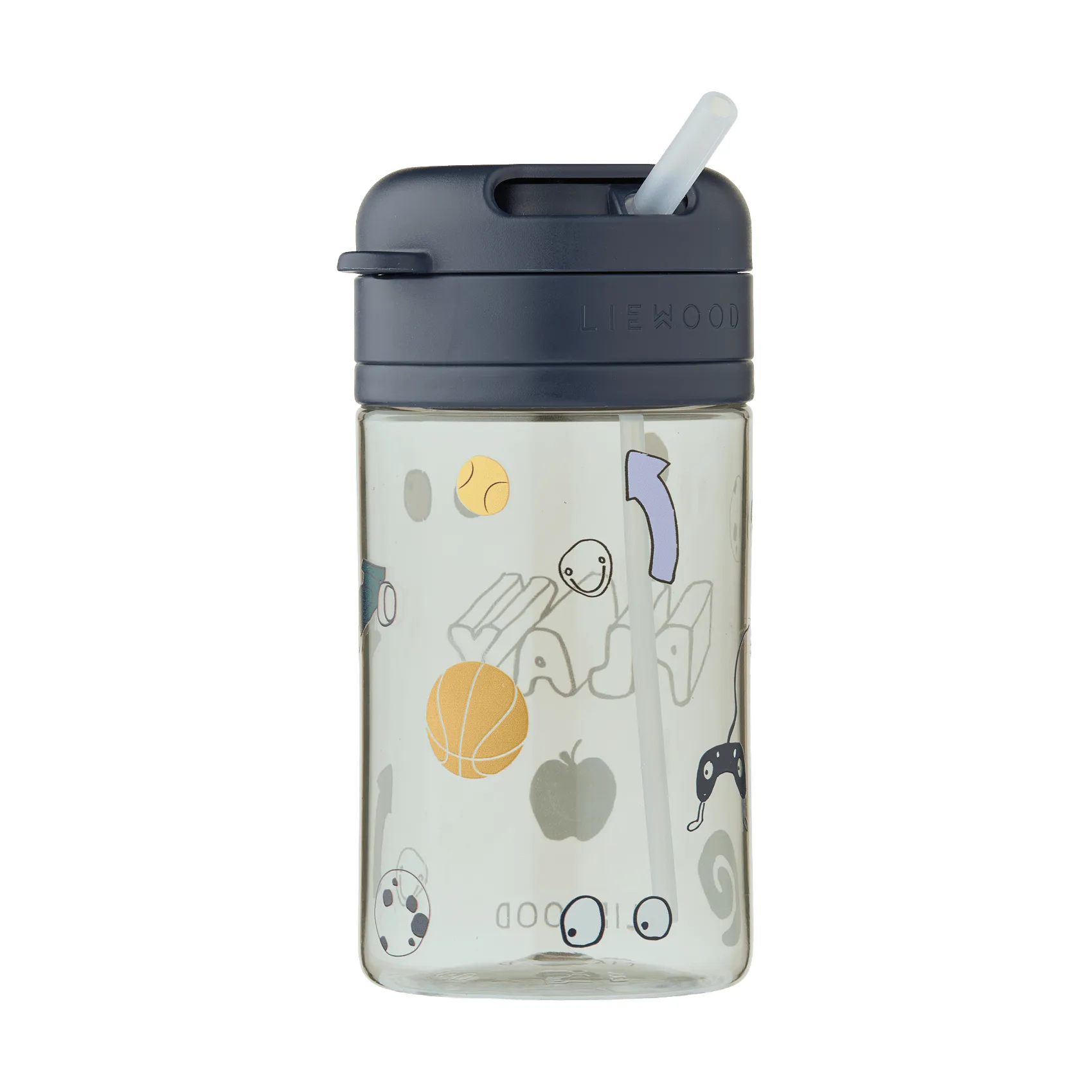 Taza con pajita Pavia, Play-dusty peppermint Liewood