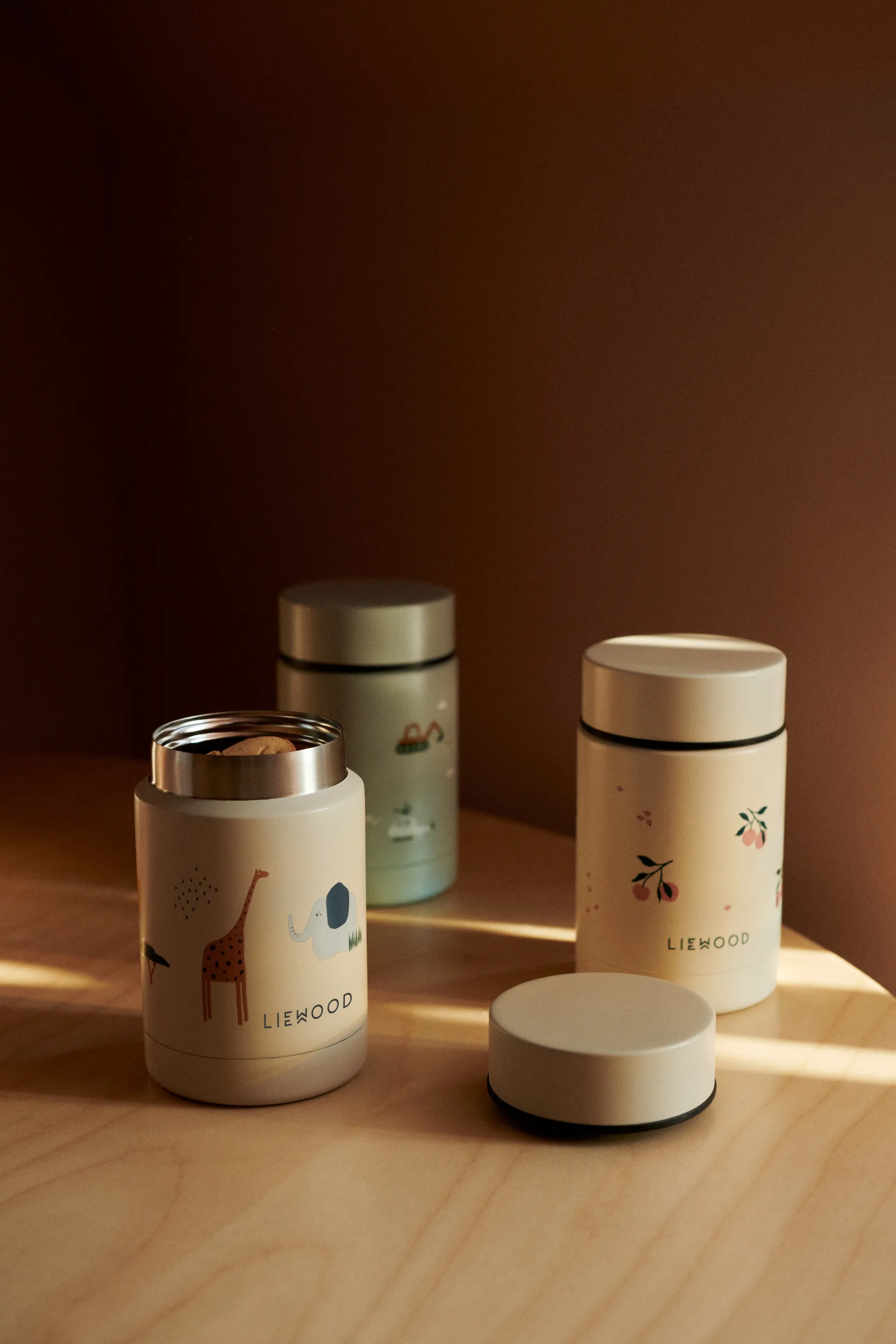 Termo para alimentos Nadja 0,25 L, Safari sandy mix Liewood