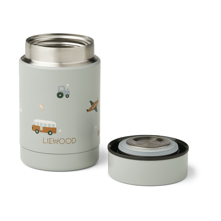 Termo para alimentos Nadja 0,25 L, Vehicles-dove blue mix Liewood