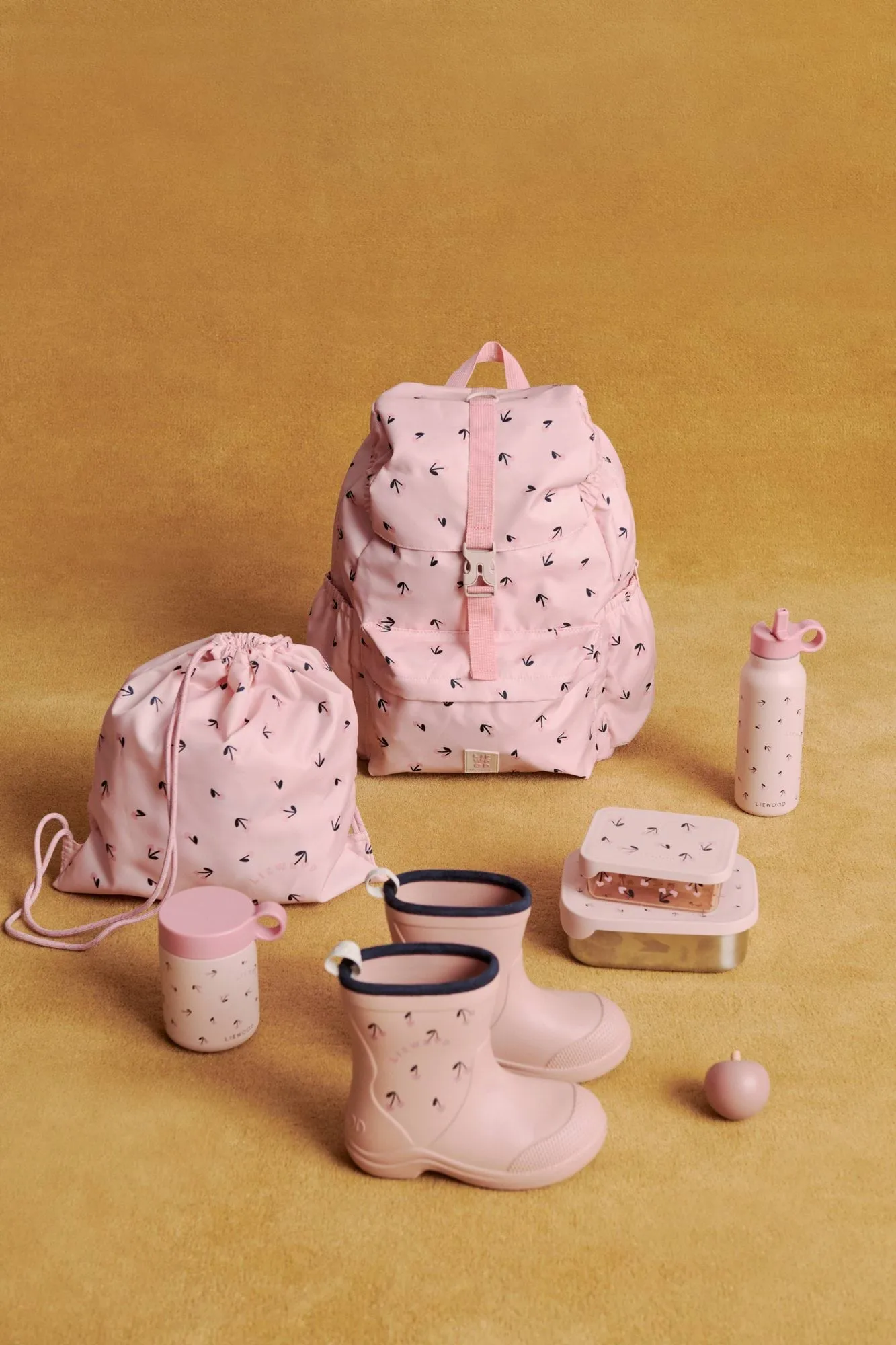 Termo para comida Kiani printed, Mini cherry heart-rosey Liewood
