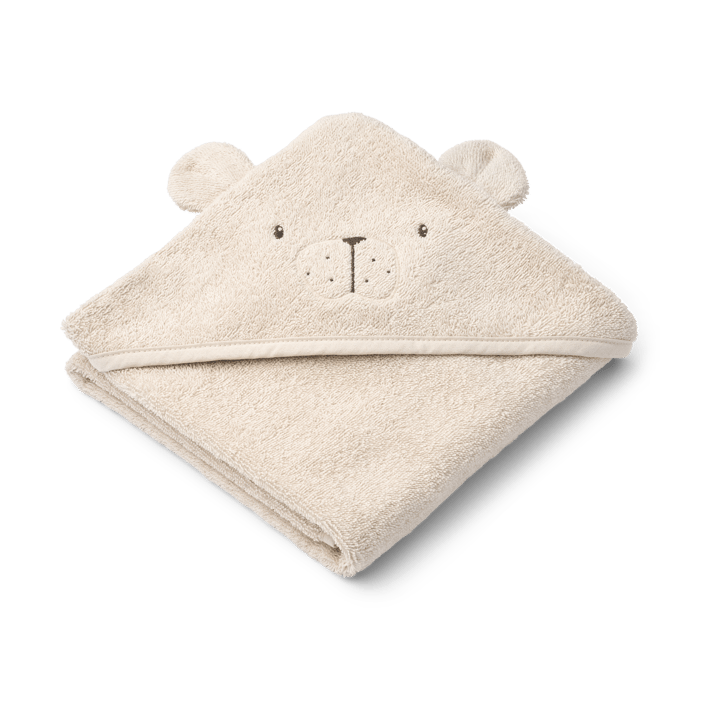 Toalla con capucha Albert 70x70 cm - Sandy - Liewood