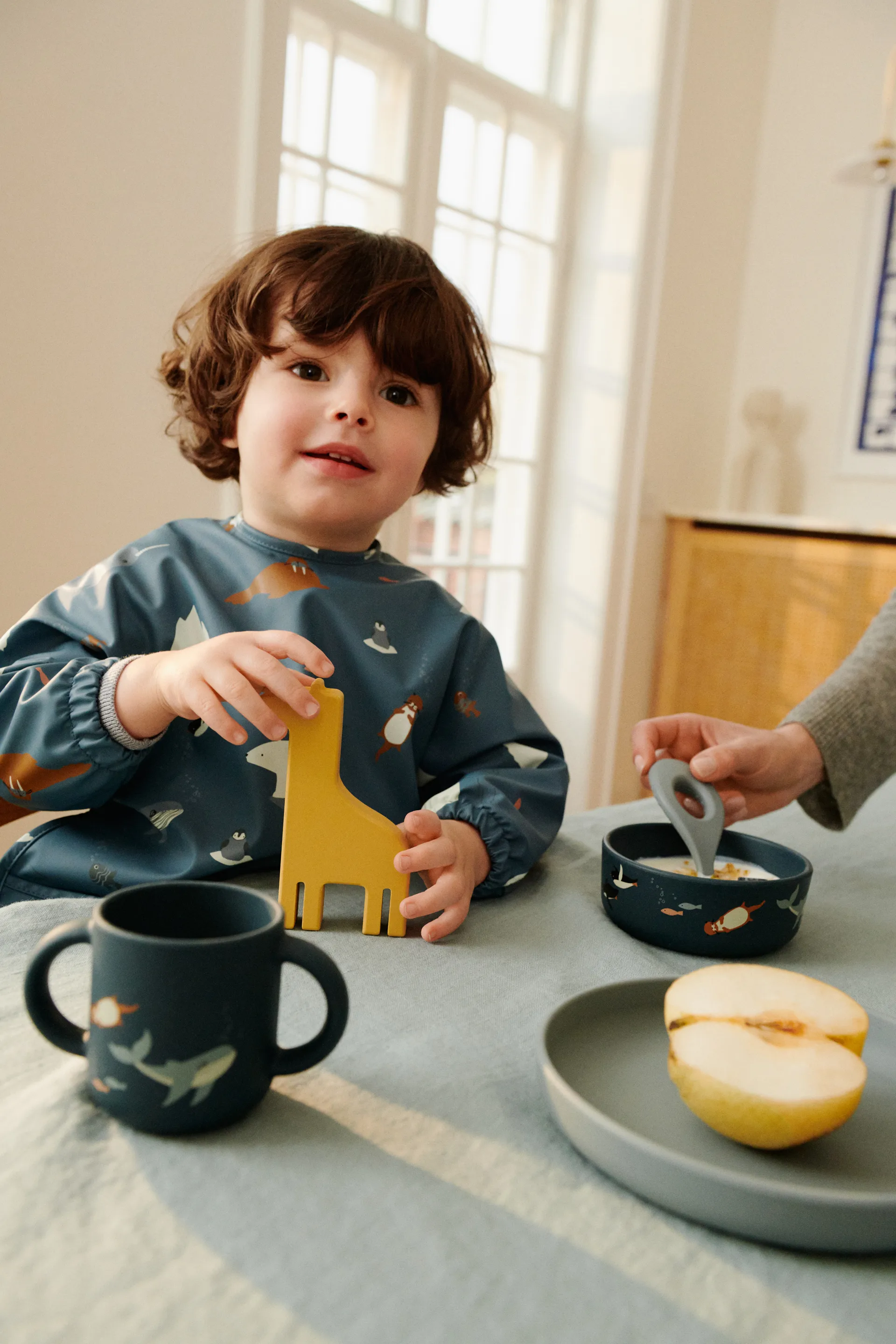 Vajilla Vivi printed 4 piezas, Arctic Sea-Vista al océano Liewood