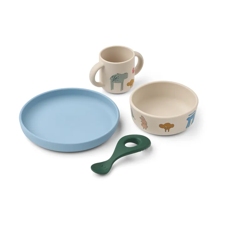 Vajilla Vivi printed 4 piezas - Imagine/Sandy - Liewood