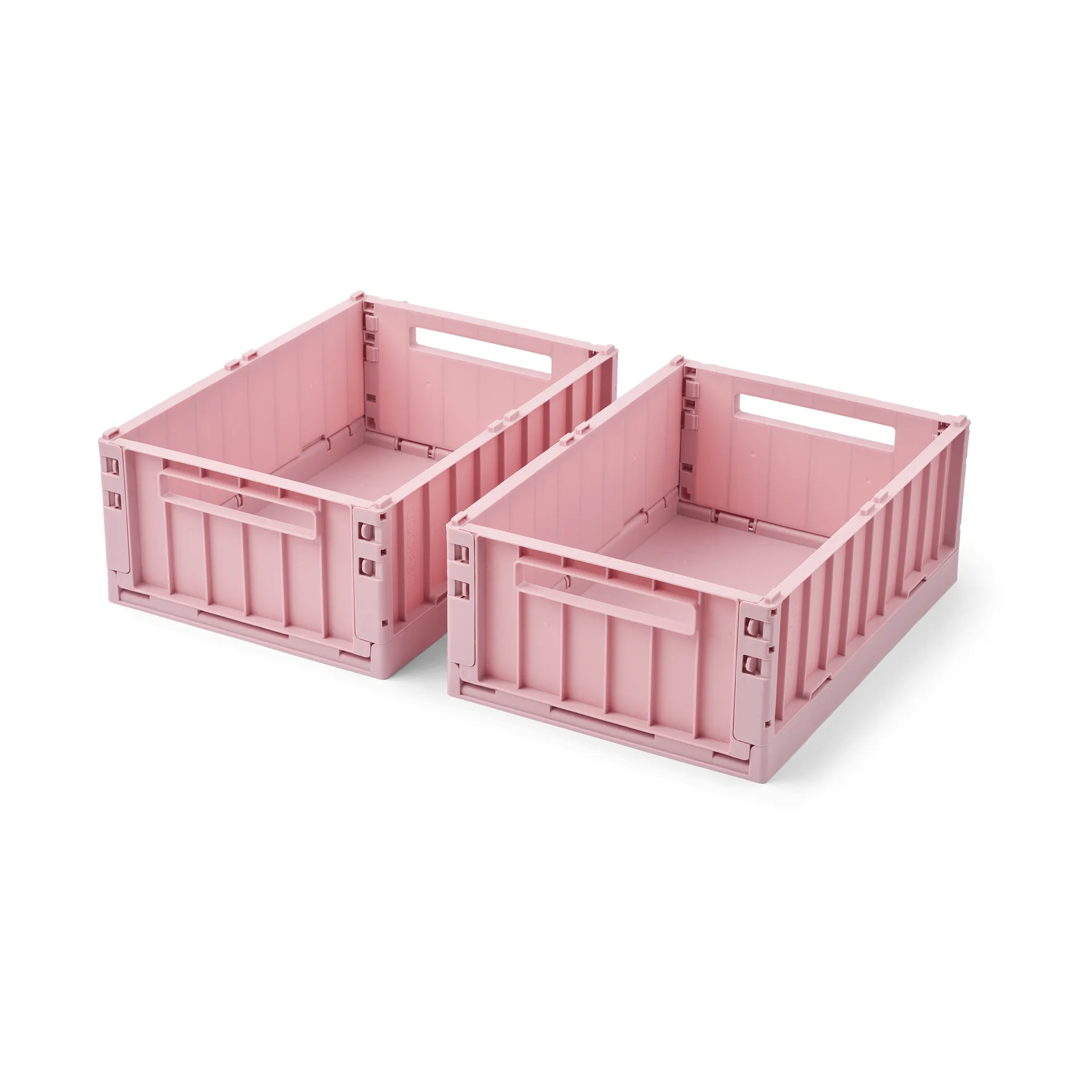 Weston caja de almacenamiento, Rose blush, M, 2-pack Liewood