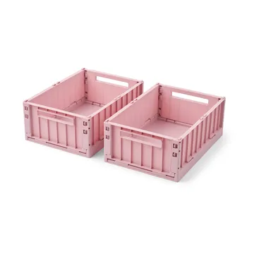 Weston caja de almacenamiento - Rose blush, M, 2-pack - Liewood