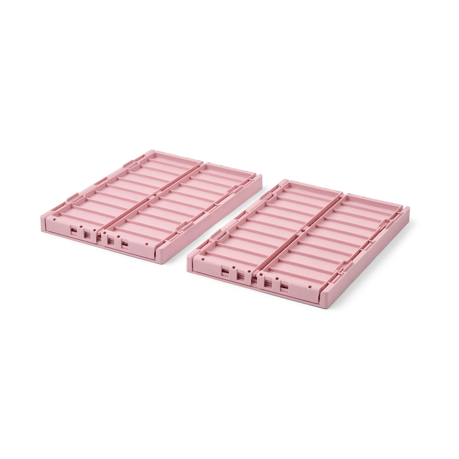 Weston caja de almacenamiento, Rose blush, M, 2-pack Liewood