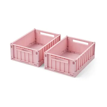 Weston caja de almacenamiento - Rose blush, S, 2-pack - Liewood