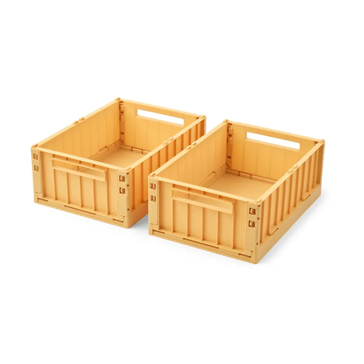 Weston caja de almacenamiento - Yuzu, M, 2-pack - Liewood