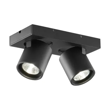 Aplique y plafón Focus 2 switch tune - Negro - Light-Point