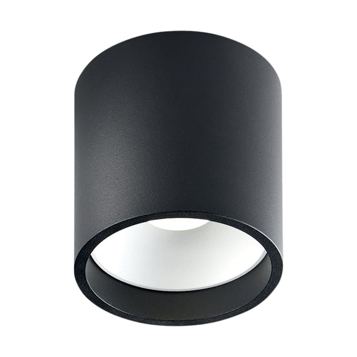 Foco orientable Solo Round 2  - Negro-blanco, 3000K - Light-Point