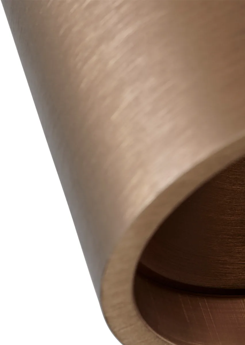 Foco orientable Solo Round 2 , Oro rosa Light-Point