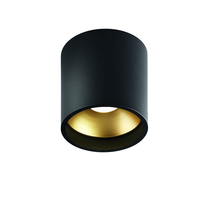 Foco Solo Round - Black/gold, 3000 kelvin - Light-Point
