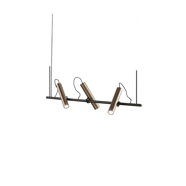 Lámpara colgante Spirit, Black/rose gold, s1000 Light-Point