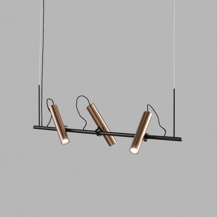 Lámpara colgante Spirit, Black/rose gold, s1000 Light-Point
