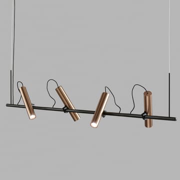 Lámpara colgante Spirit - Black/rose gold, s1500 - Light-Point