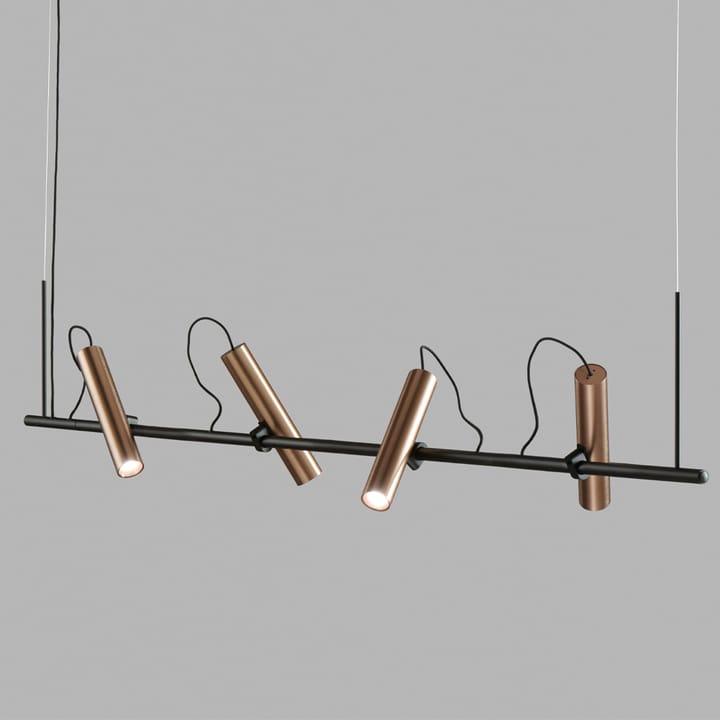 Lámpara colgante Spirit, Black/rose gold, s1500 Light-Point