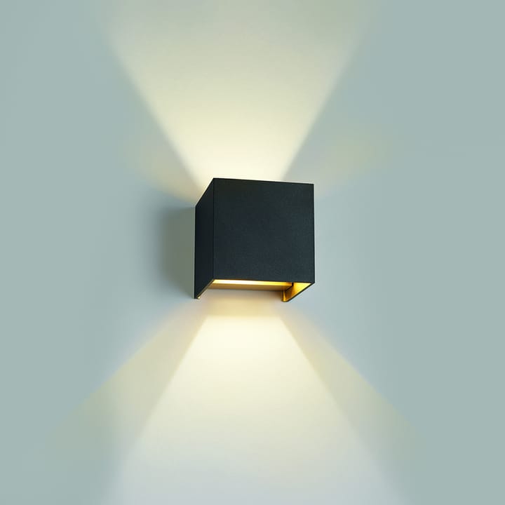 Lámpara de pared Box Mini Up/Down - Black/gold - Light-Point