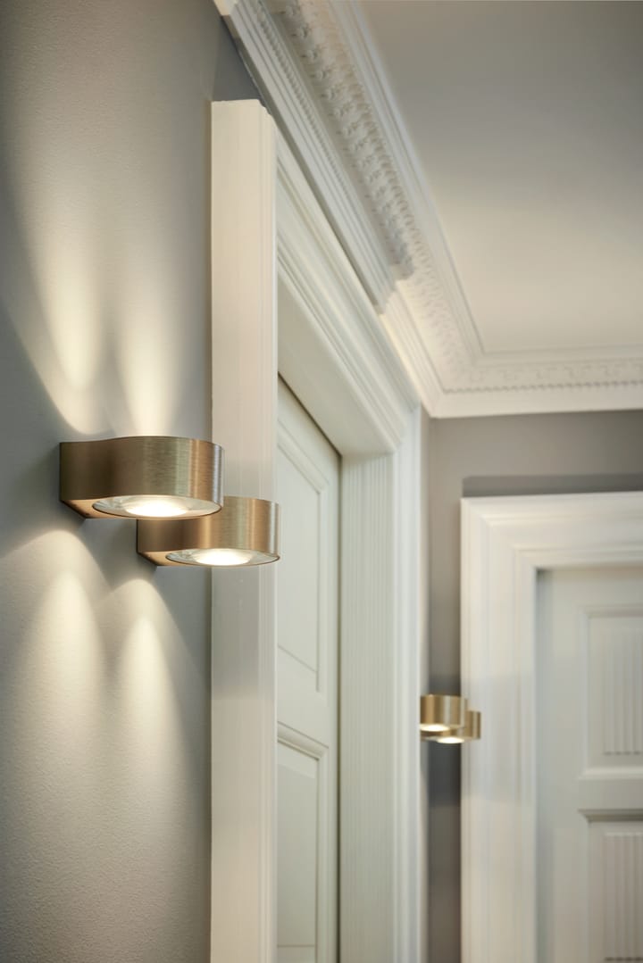 Lámpara de pared Orbit W1 2700K, Latón Light-Point