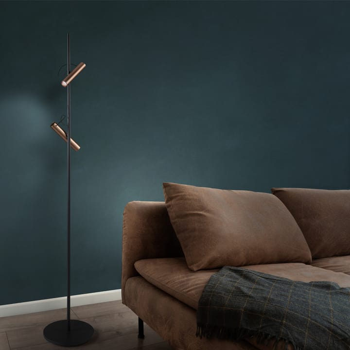 Lámpara de pie Spirit F1, Black/rose gold Light-Point