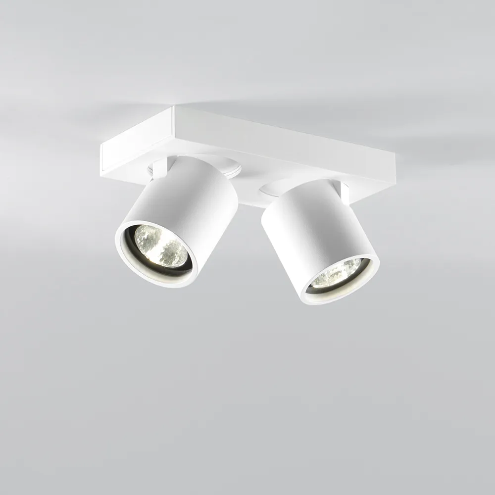 Lámpara de techo y pared Focus Mini 2, White, 2700 kelvin Light-Point