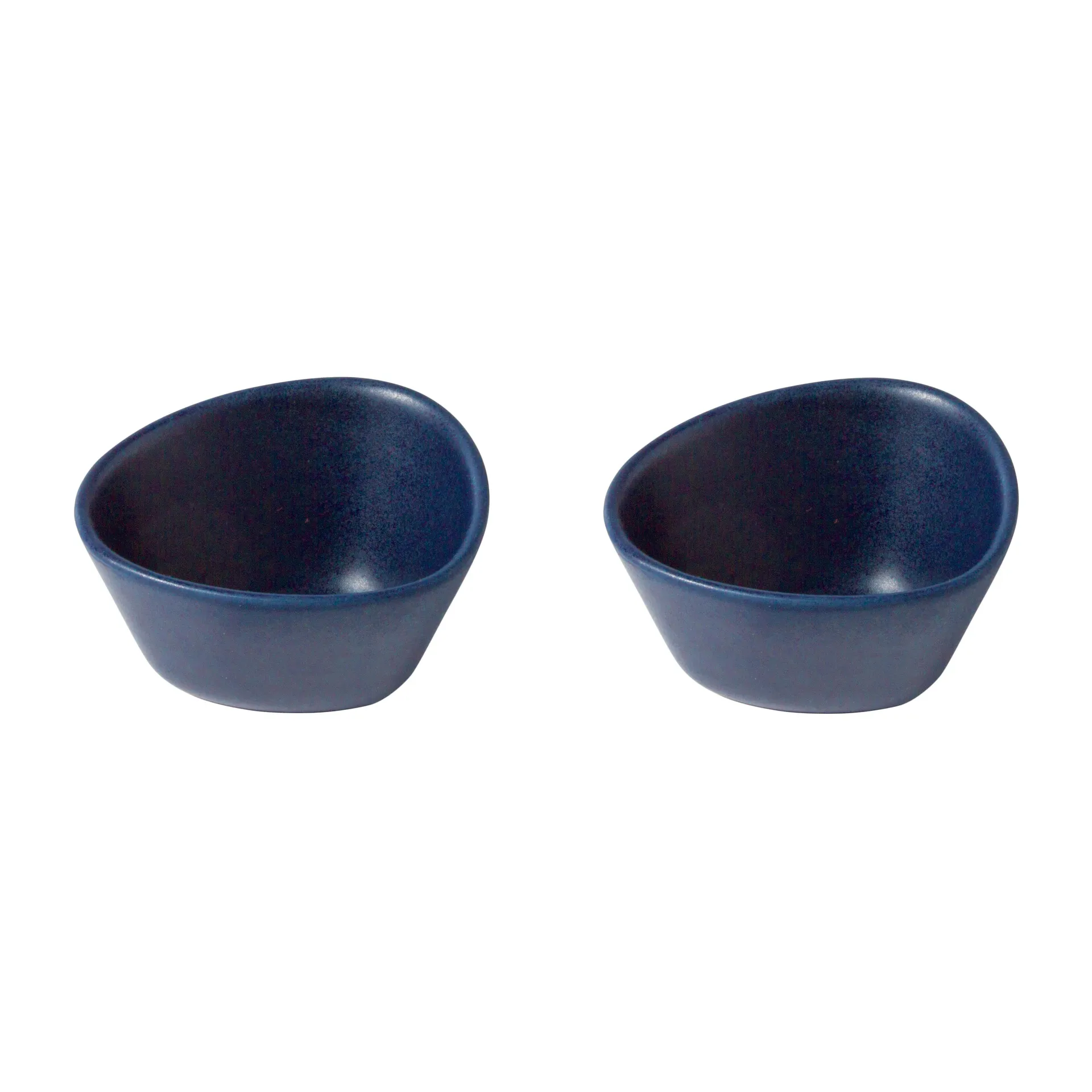 2 Boles Curve Stoneware, azul marino LIND DNA