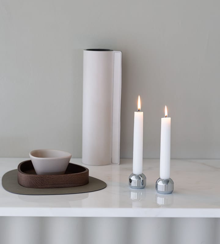 2 Candelabros Silhouette 34, Chrome LIND DNA