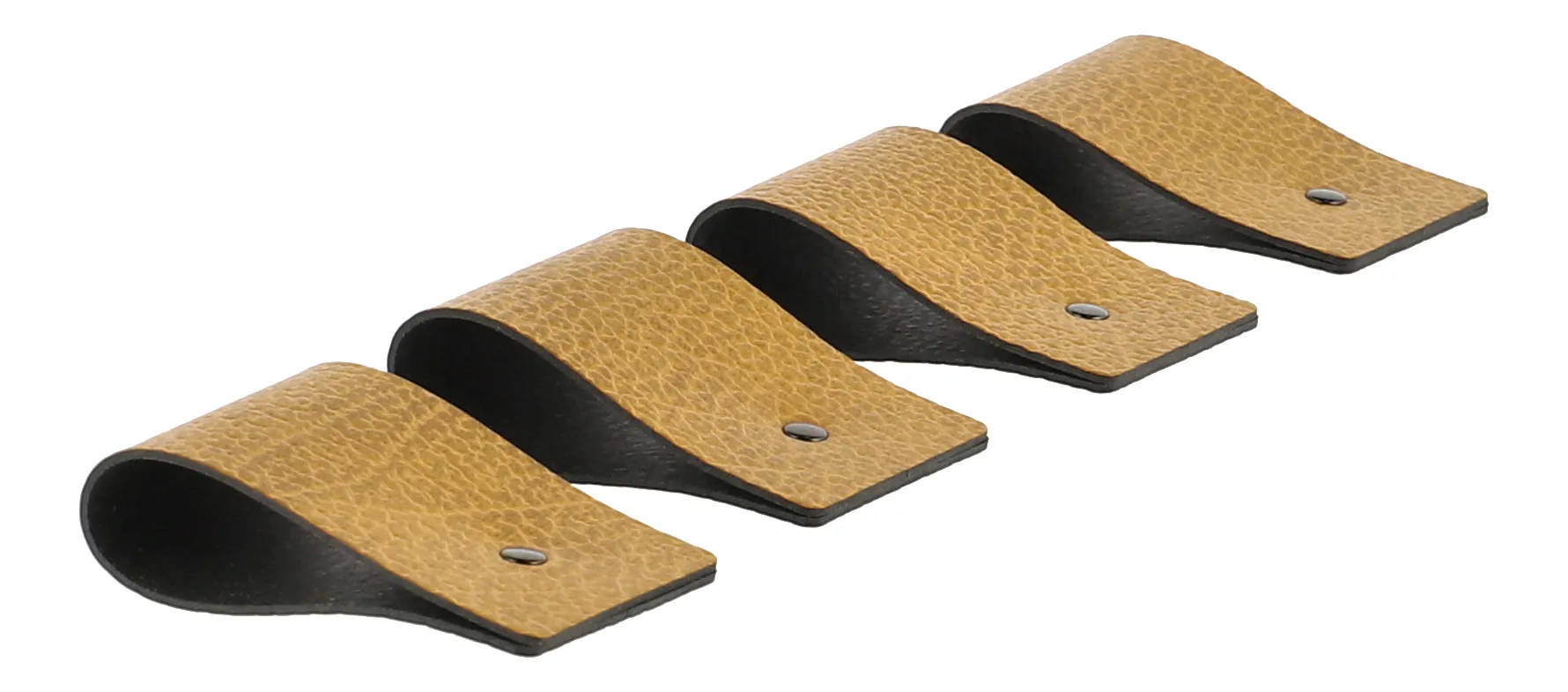 4 Anillos servilletero Loop name, Curry (marrón) LIND DNA