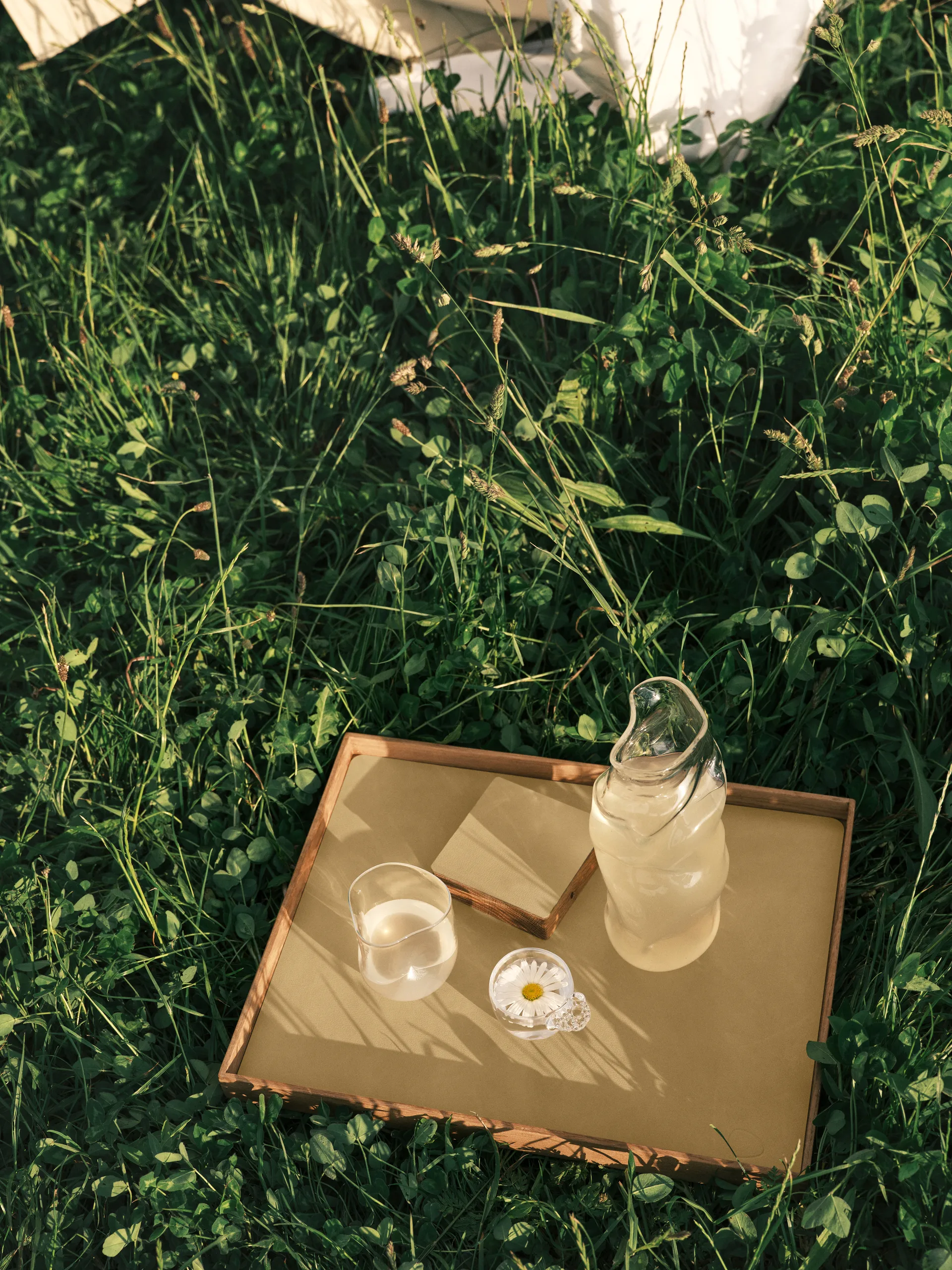 Almacenamiento para posavasos Wood Box , Nature-oak, square, S LIND DNA