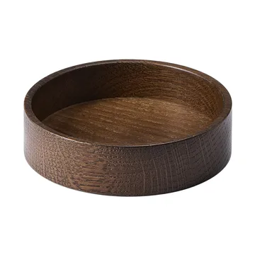 Almacenamiento para posavasos Wood Box  - Smoked-oak, circle, S - LIND DNA