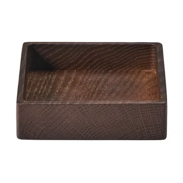 Almacenamiento para posavasos Wood Box  - Smoked-oak, square, S - LIND DNA