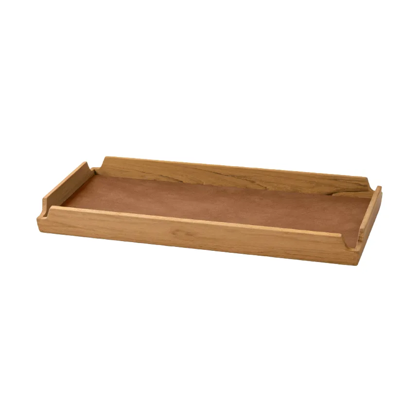 Bandeja Airy Nupo, Nature-teak, slim LIND DNA