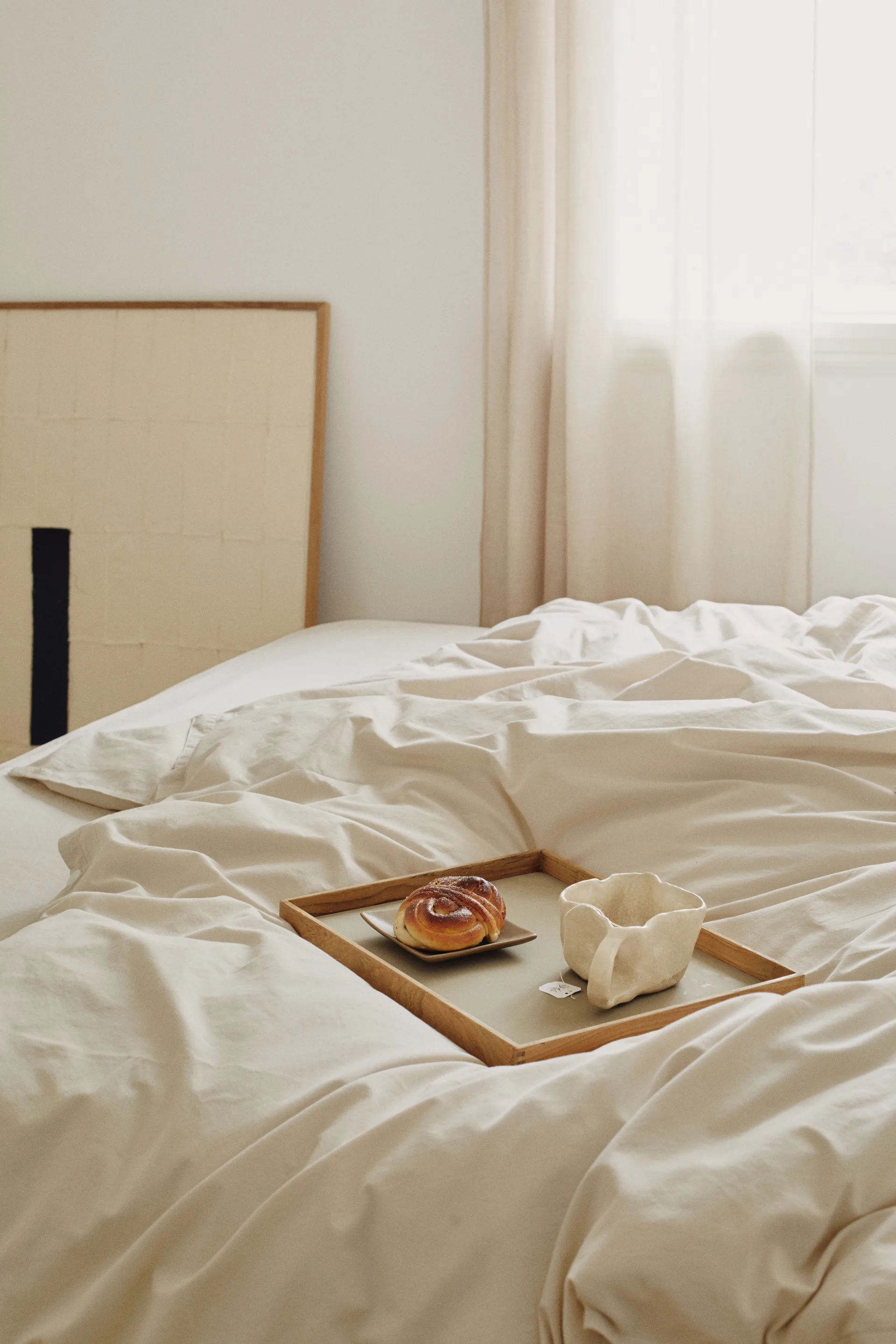 Bandeja de teca Even square M, Nupo herbal dust LIND DNA