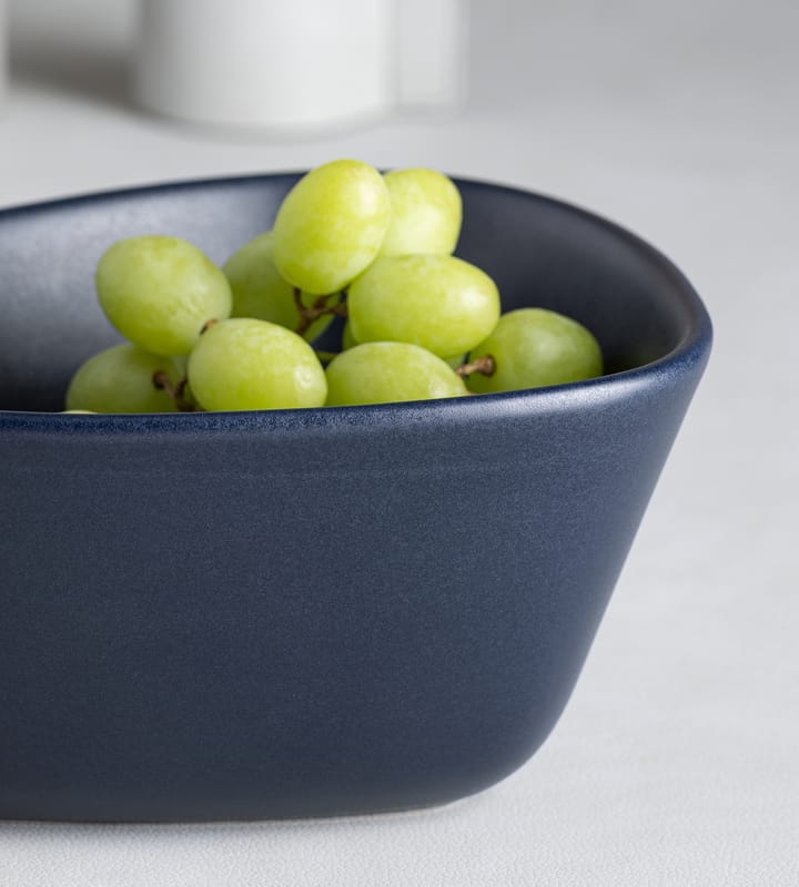 Bol Curve Stoneware M 20x22 cm, Navy Blue LIND DNA