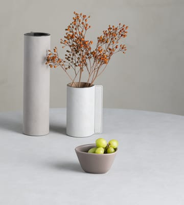 Bol Curve Stoneware S 10x11 cm - Warm Grey - LIND DNA