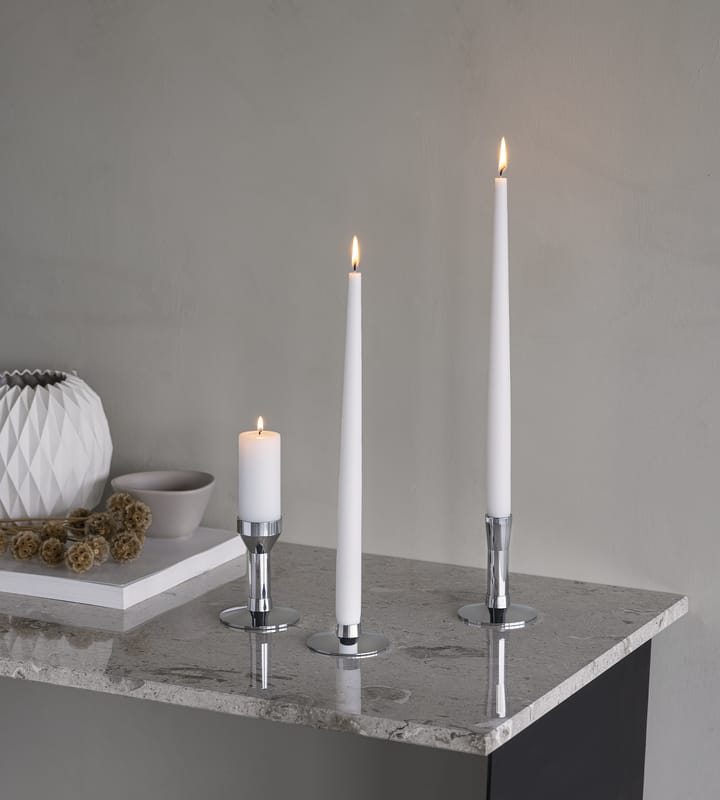 Candelabro Curve, Chrome, plinth LIND DNA