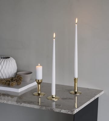 Candelabro Curve - Gold, plinth - LIND DNA