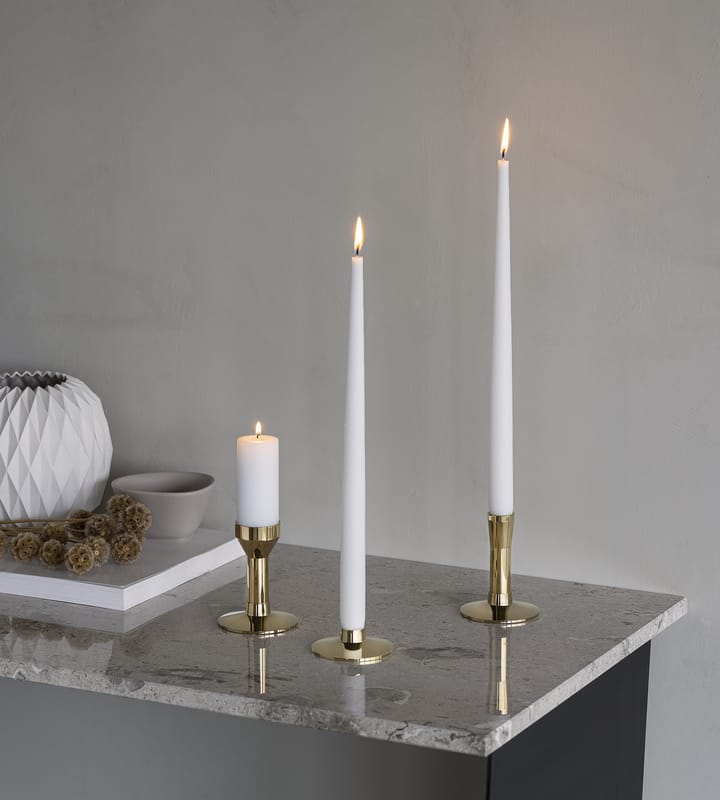 Candelabro Curve, Gold, plinth LIND DNA