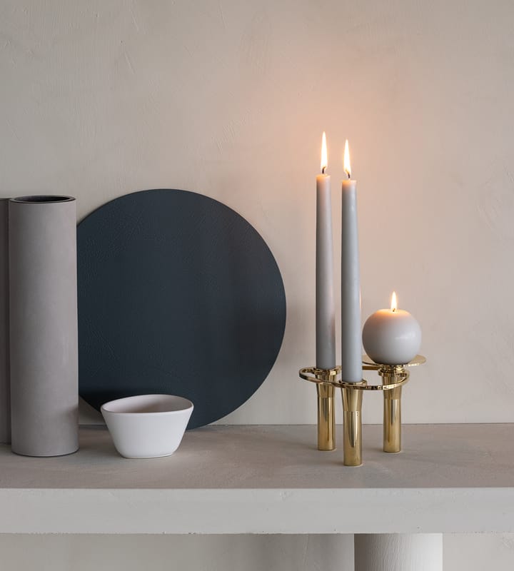 Candelabro Curve, Gold, tray LIND DNA