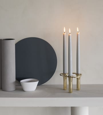 Candelabro Lind Curve combinable chapado en oro 24K - Triple - LIND DNA