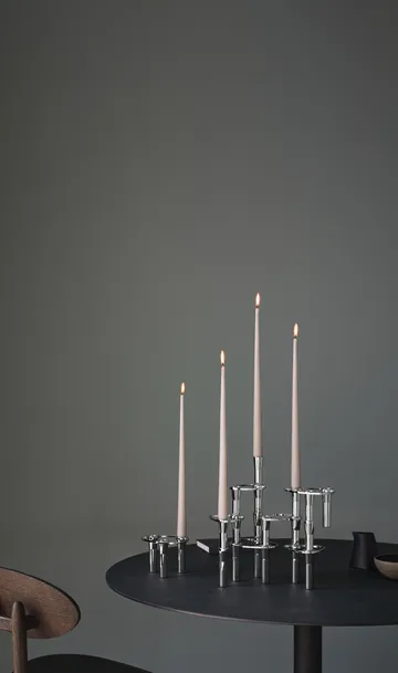 Candelabro Lind Curve combinable cromo - Double - LIND DNA