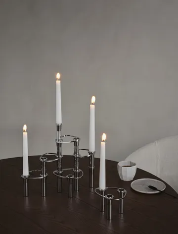Candelabro Lind Curve combinable cromo - Single - LIND DNA