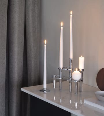 Candelabro Lind Curve combinable cromo - Triple - LIND DNA