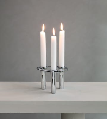 Candelabro Lind Curve combinable cromo - Triple - LIND DNA