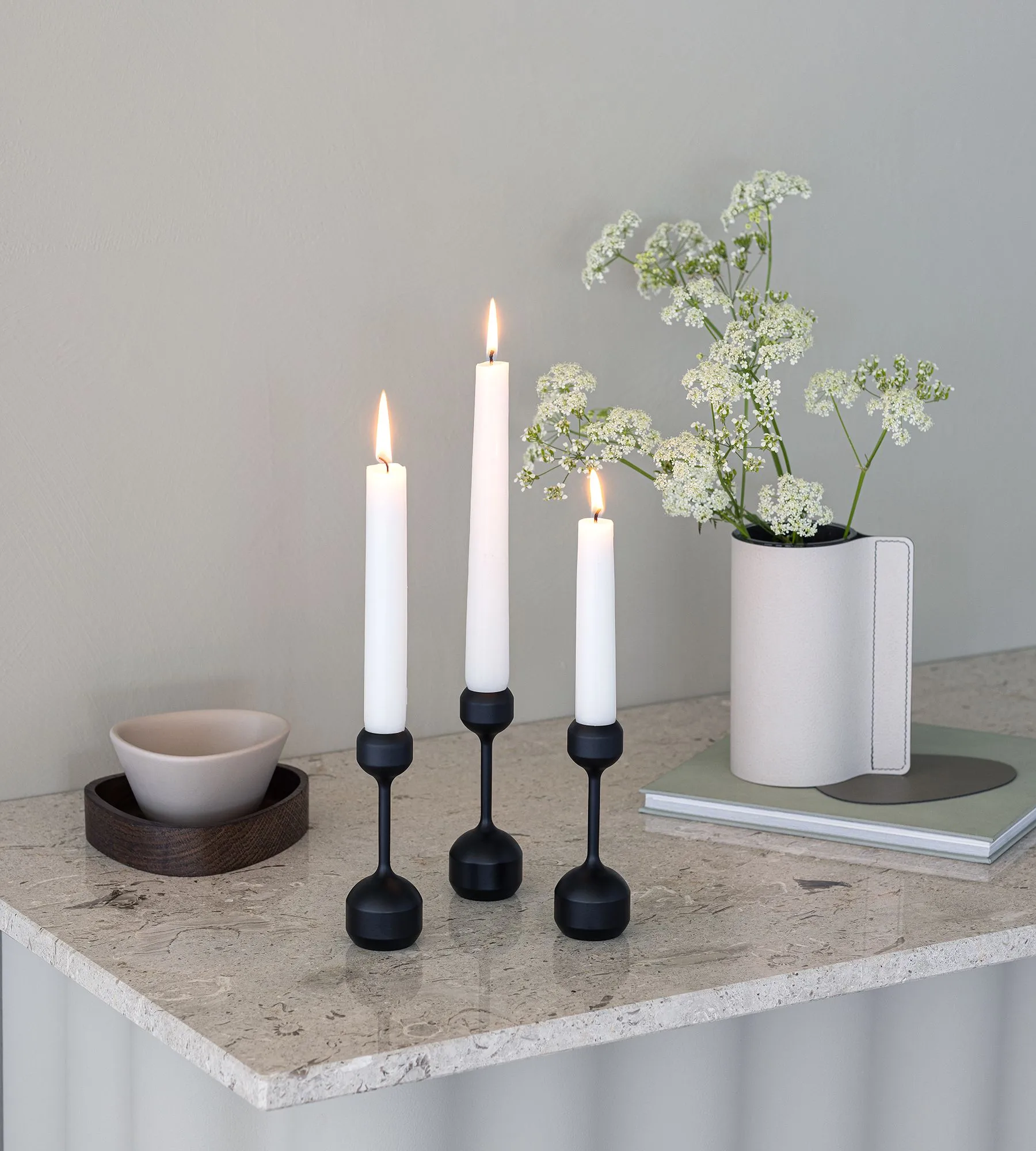 Candelabro Silhouette 120, Black LIND DNA