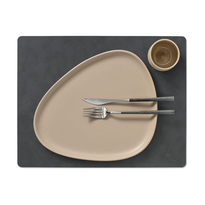 cuadrado Cloud-Nupo Mantel individual reversible 1 pieza, gris antracita-verde pastel LIND DNA